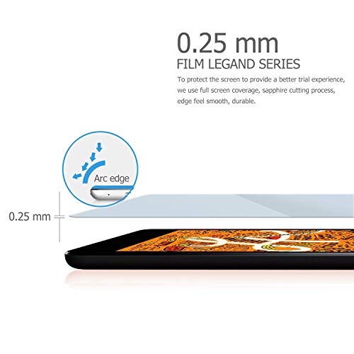 TECHSHIELD Tempered Glass Screen Protector for iPad Mini 5 2019 / iPad Mini 4 (7.9 inch) - Image 3