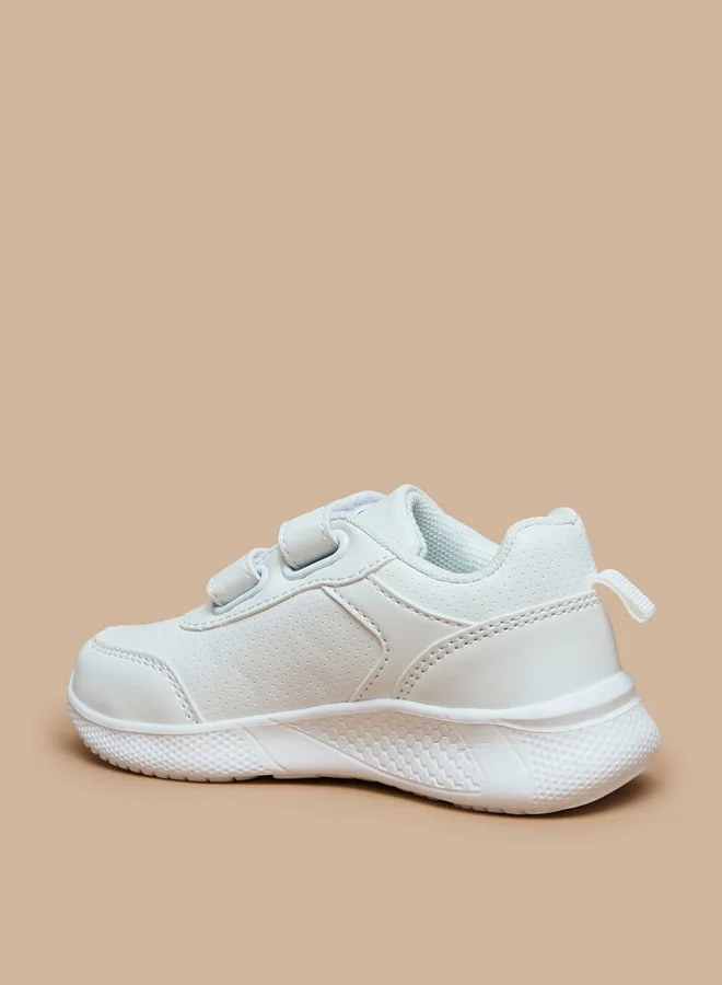 LBL by Shoexpress Boys Solid School Shoes With Hook And Loop Closure