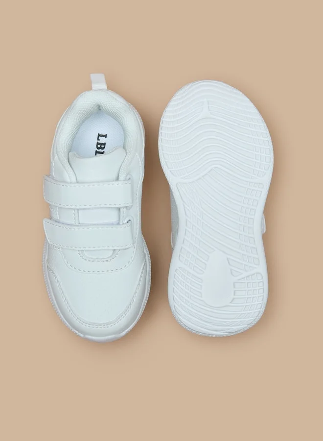 LBL by Shoexpress Boys Solid School Shoes With Hook And Loop Closure