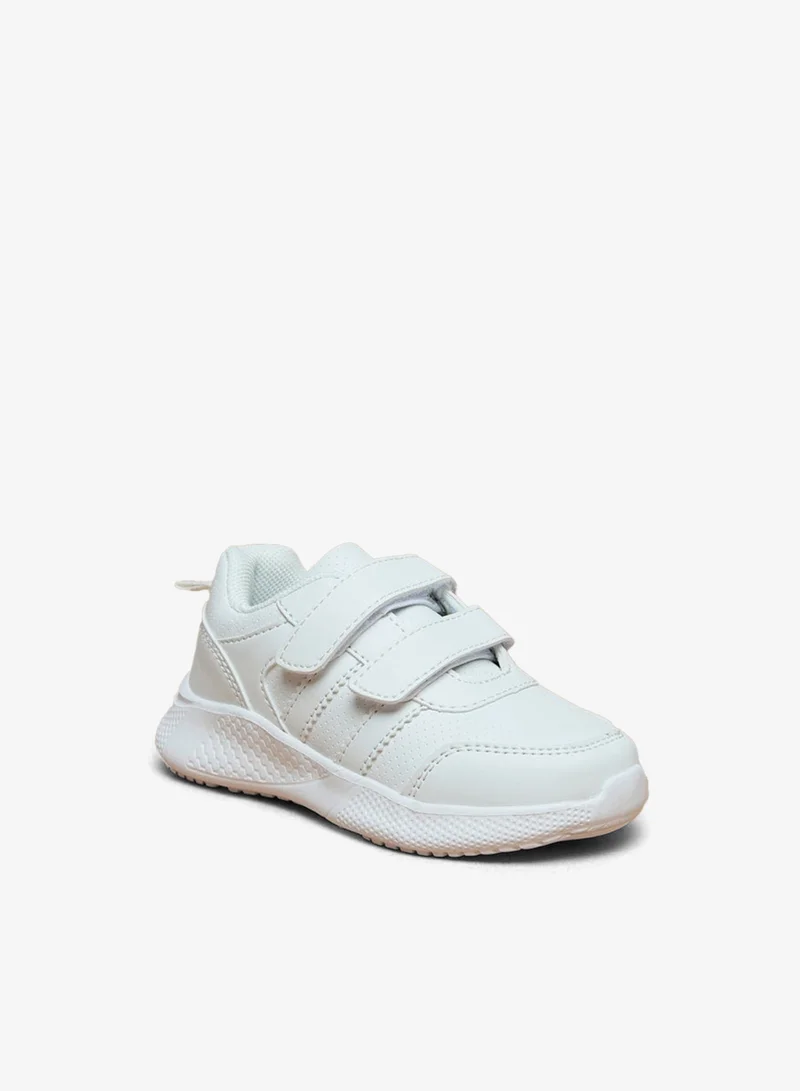 LBL By Shoexpress Kids Solid School Shoes With Hook And Loop Closure