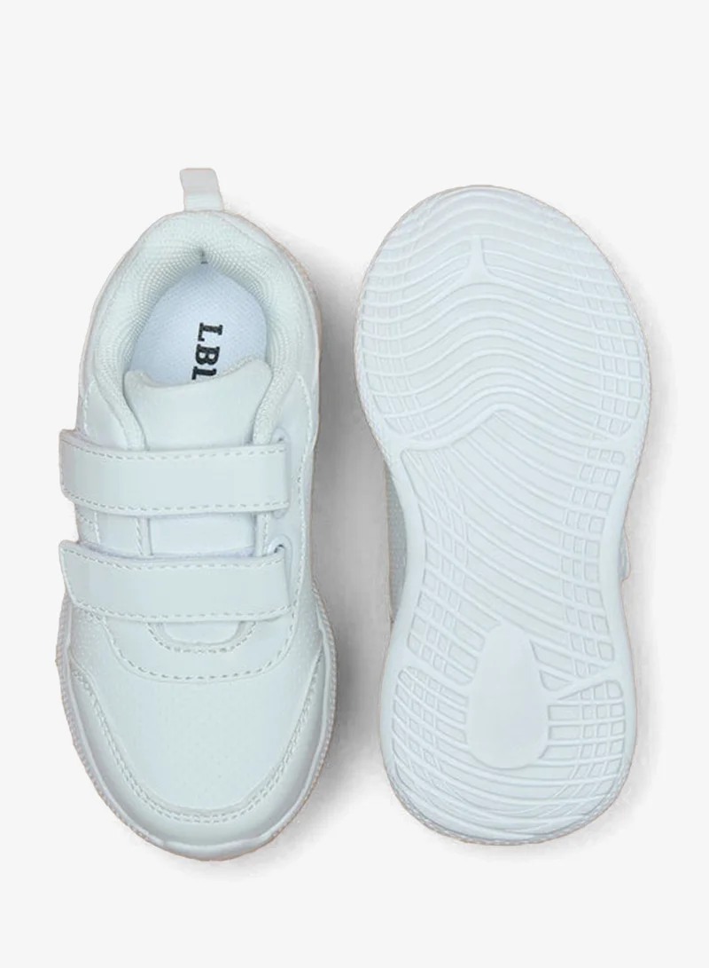 LBL By Shoexpress  Kids Solid School Shoes With Hook And Loop Closure for Men | Best Price UAE