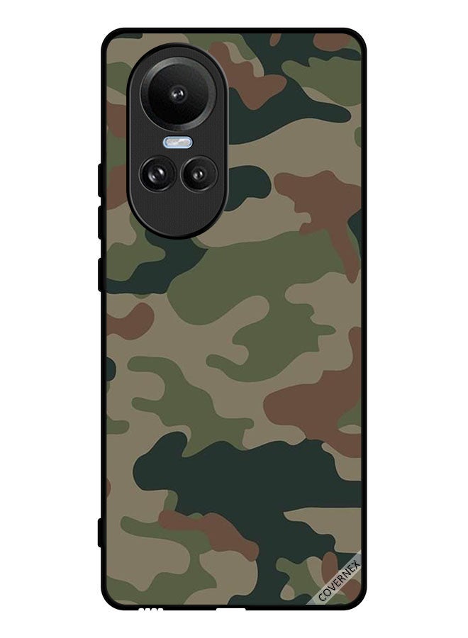 Covernex Protective Case Cover For Oppo Reno10 Pro Camouflage Pattern - Image 1