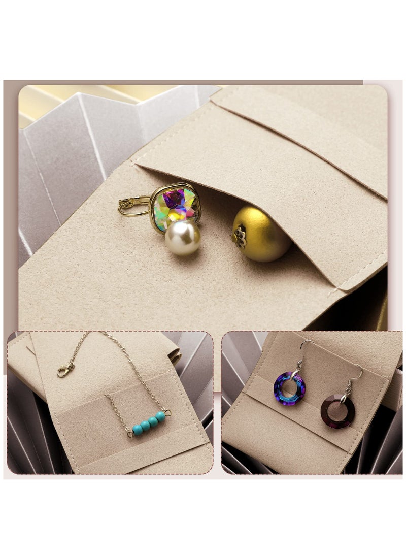 KASTWAVE 20 Pcs Jewelry Packaging Bag Luxury Small Jewelry Gift Bags Microfiber Bag for Bracelet Necklace Packaging - Image 4