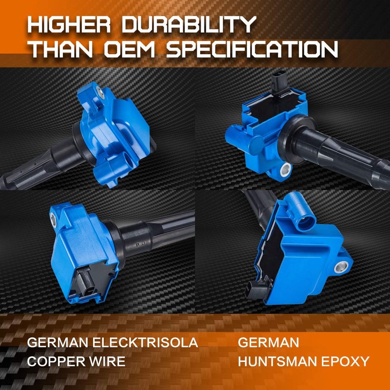 ENA Set of 3 Blue Ignition Coil Pack 3.4L for Toyota 4Runner, T100, Tacoma, Tundra - Image 5