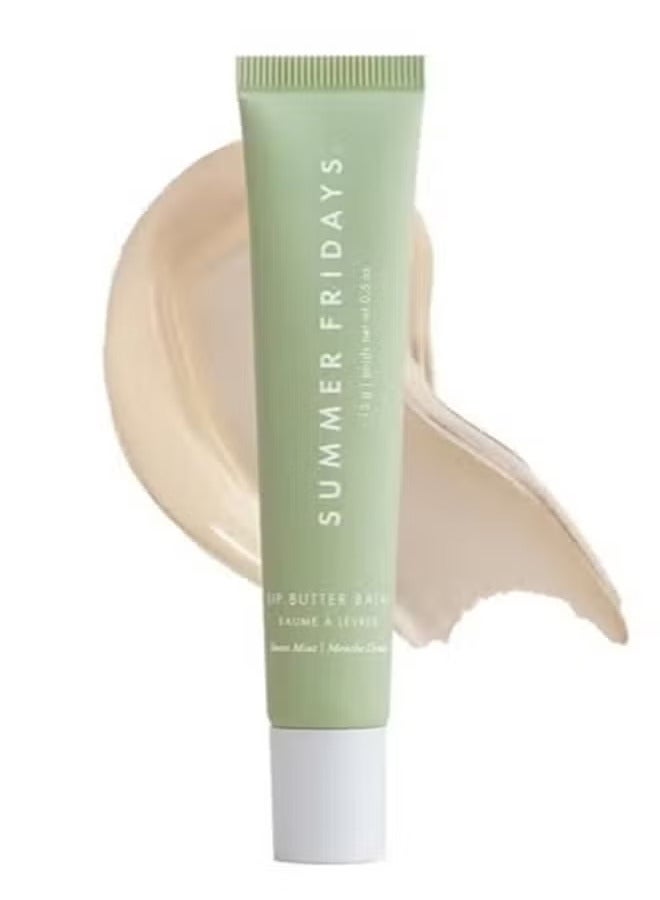 SUMMER FRIDAYS SUMMER FRIDAYS Lip Butter Balm - Hydrating & Shiny Lip Treatment, Sweet Mint 15g - Image 1