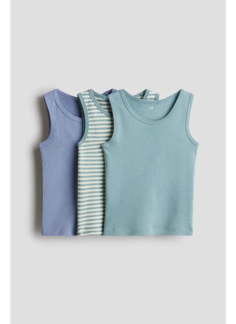 اتش اند ام 3-pack cotton vest tops