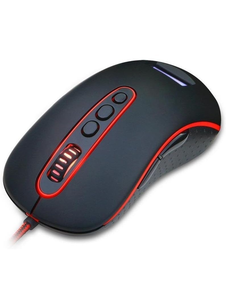 ماوس ألعاب Redragon M906 Cobra Chroma، 4000 نقطة لكل بوصة، 9 أزرار قابلة للبرمجة - Image 2