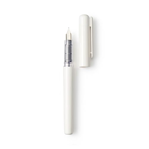 MUJI قلم حبر نافورة بولي كربونات MUJI 44596883، أسود، 5.4 × 0.5 بوصة (138 × 12 مم) - Image 1