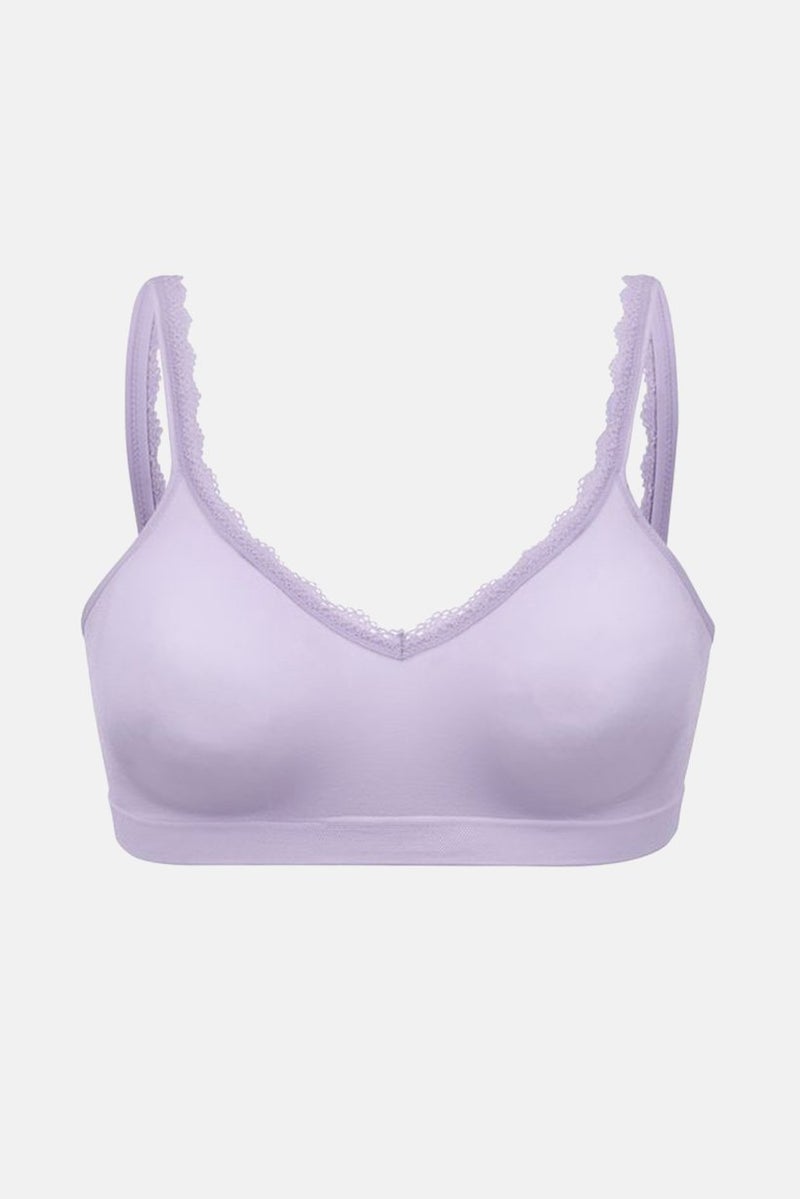 Tchibo Women Non Padded Seamless Bra, Lilac - Image 3