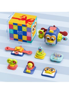 XiuWoo Montessori Toys for 1-3 Year Old, Sensory Toys for Toddlers, Travel Activities Busy Cube, Baby Gifts for 12-18 Month, Motor Skills Educational Learning Toys  - Image 3