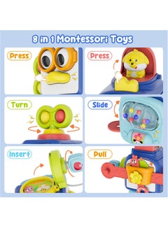 XiuWoo Montessori Toys for 1-3 Year Old, Sensory Toys for Toddlers, Travel Activities Busy Cube, Baby Gifts for 12-18 Month, Motor Skills Educational Learning Toys  - Image 4
