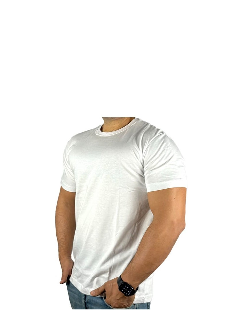 Future Half Sleeve Undershirt, White For men Cotton 100% Size L  - Image 2