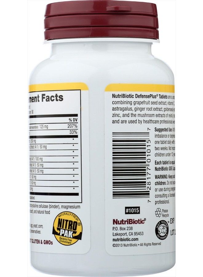 Nutribiotic Nutribiotic, Defense Plus, 90 Tablets  - Image 2