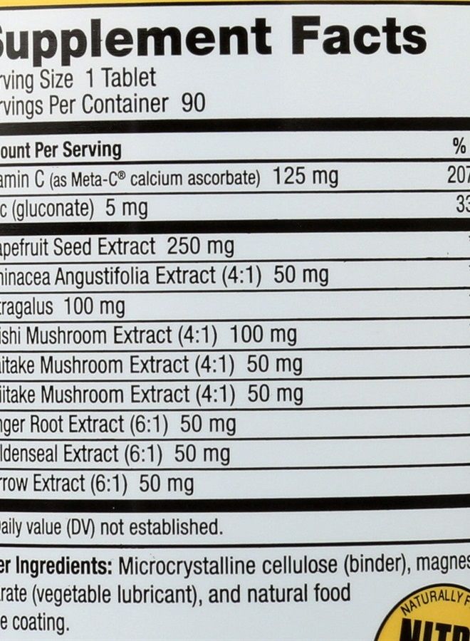 Nutribiotic Nutribiotic, Defense Plus, 90 Tablets  - Image 4