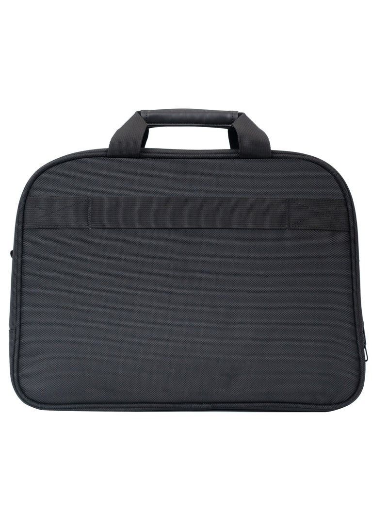 CABINPRO - Premium Laptop Bag 15.6-inch Water Resistant Shoulder Computer Bag with Adjustable Shoulder Strap for Men and Women CP013 Black - Image 1