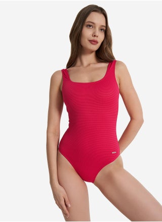 Joss Women's Swimsuit with Internal Support Fuchsia – Removable Cups, Comfortable Fit, Stylish Design, Ideal for Swimming & Beach - pzsku/Z13A3F1F6ACB8B142B7D7Z/45/1746612476/62e2475a-9211-49b7-89dd-89e5faef3bdd