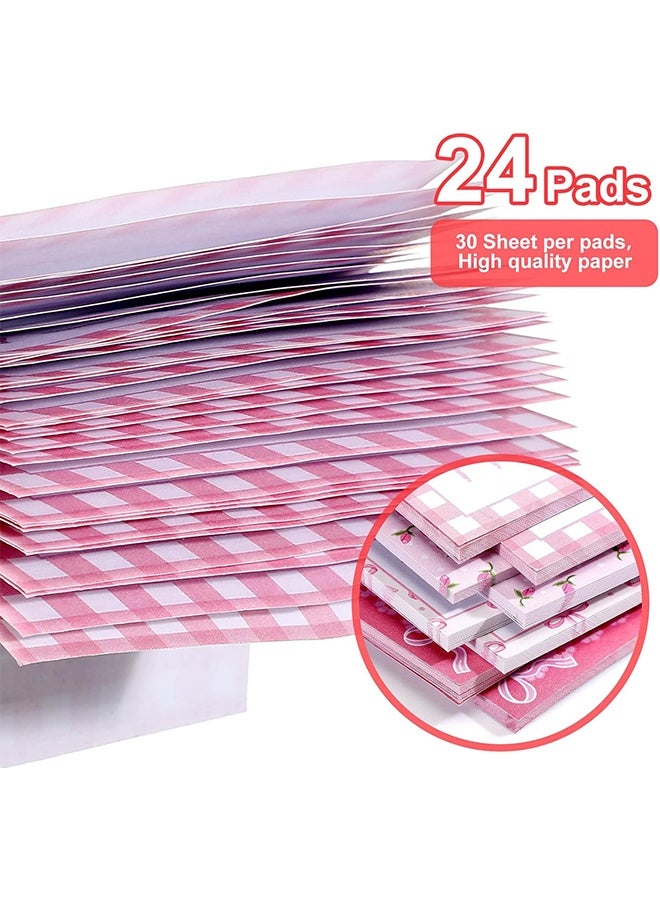 Quantum 120 PCS Sticky Notes, Cute Pink Bow Sticky Notes Set, Perfect for Home, Office Classroom Reminders & Creative Notes - Image 4