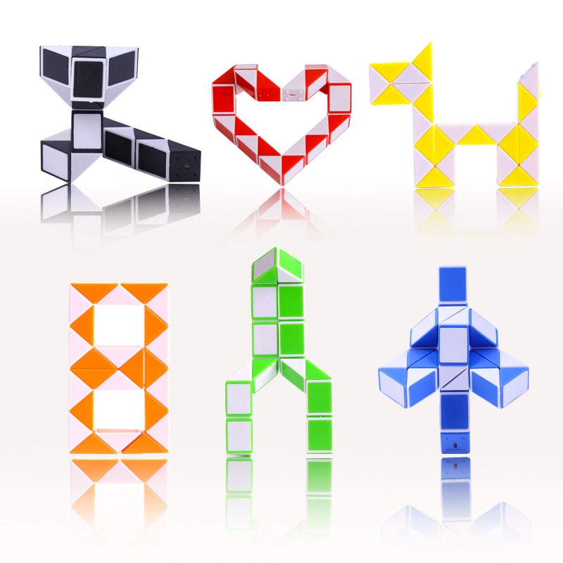 Creative Educational Long Rubik'S Cube Trumpet 24 Sections Mini 24 Sections Versatile Magic Ruler Decompression Toys - Image 2