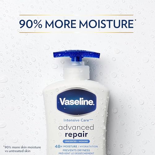 Vaseline Intensive Care Advanced Repair Unscented Healing Moisture Lotion, 20.3 oz (Pack of 2) - Image 2