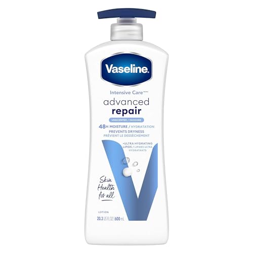 Vaseline Intensive Care Advanced Repair Unscented Healing Moisture Lotion, 20.3 oz (Pack of 2) - Image 1