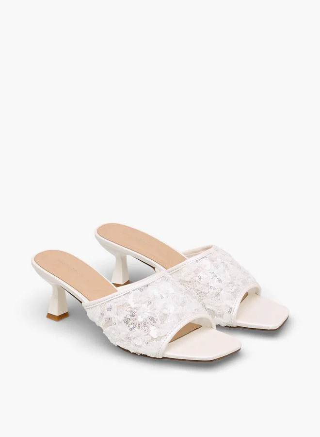 Flora Bella By Shoexpress Flora Bella Women Sequin Embellished Open Toe Sandals