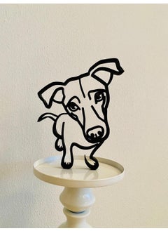 EROTNGO EROTNGO Cartoony Jack Russell Terrier Minimalist Art Sculpture for Tabletop Decor and Gifts  - Image 4