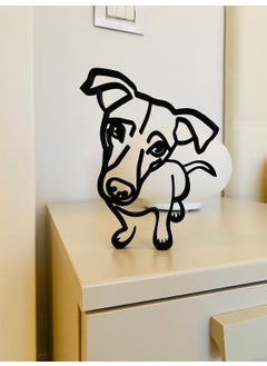 EROTNGO EROTNGO Cartoony Jack Russell Terrier Minimalist Art Sculpture for Tabletop Decor and Gifts  - Image 2