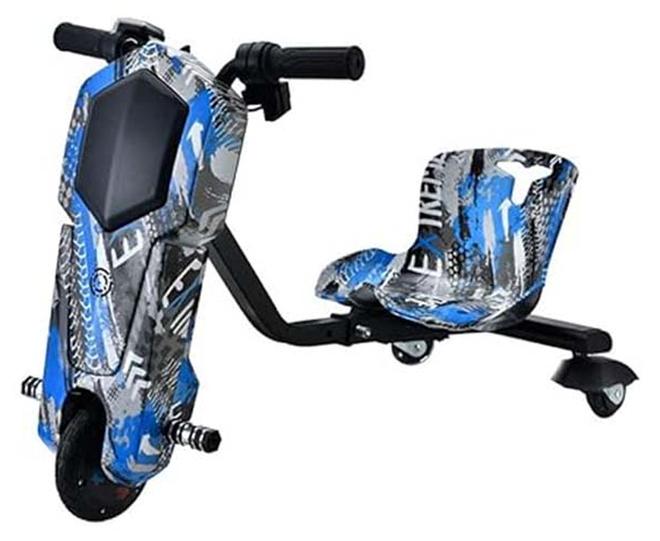 AL BADER Mini Drifting Electric Scooter Black With Helmet Pad Set Knee And Elbow Pads 36V Kd06(36V) - Image 1