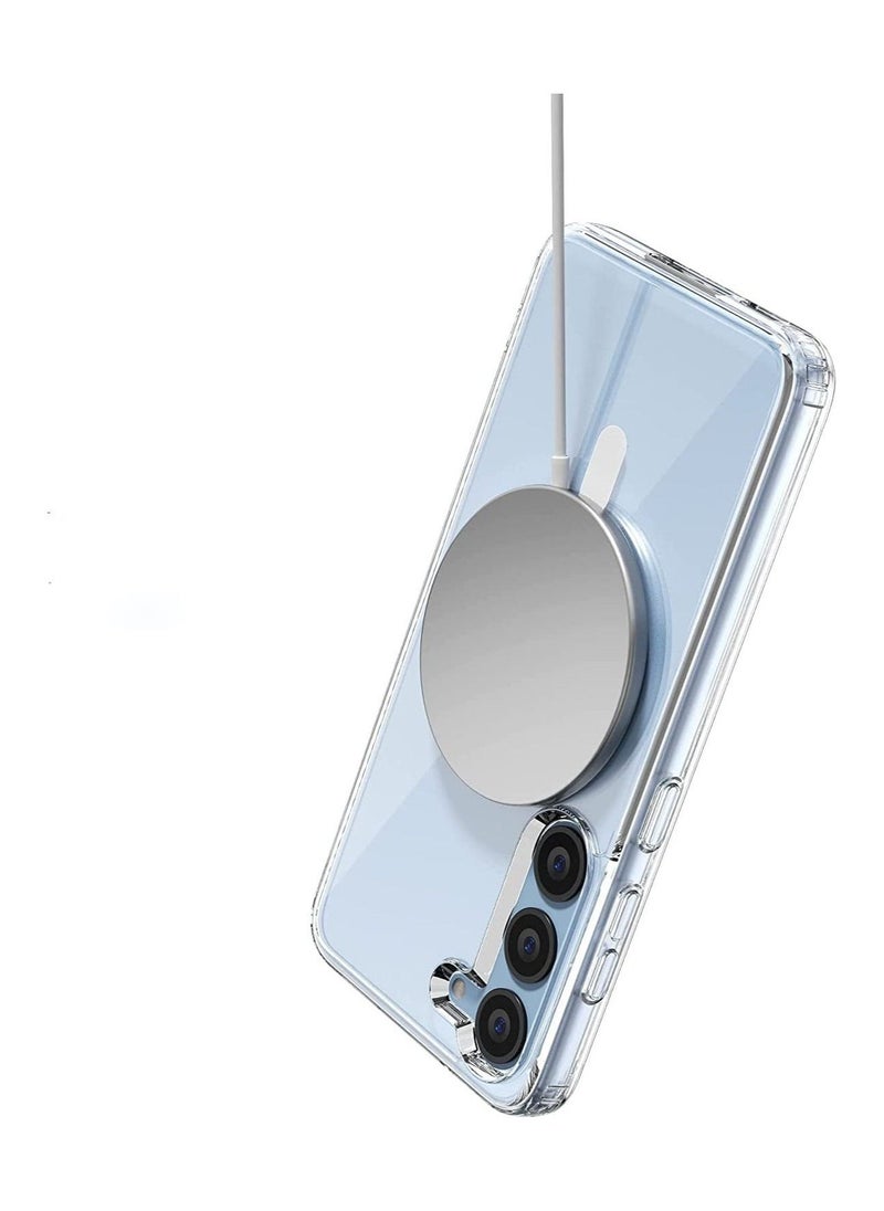 Raxoom [Upgraded] Clear Case for Samsung Galaxy S23 Compatible with Mag-Safe Charging, Ultra Slim & Full Protective Shockproof Case Cover  - Image 3