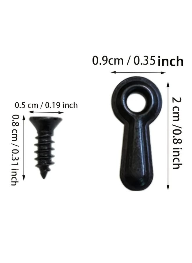 200pcs Metal Frame Rotary Button Fasteners And Screws Picture Frame Hardware Lining Turn Button Fastener Settings - Image 2