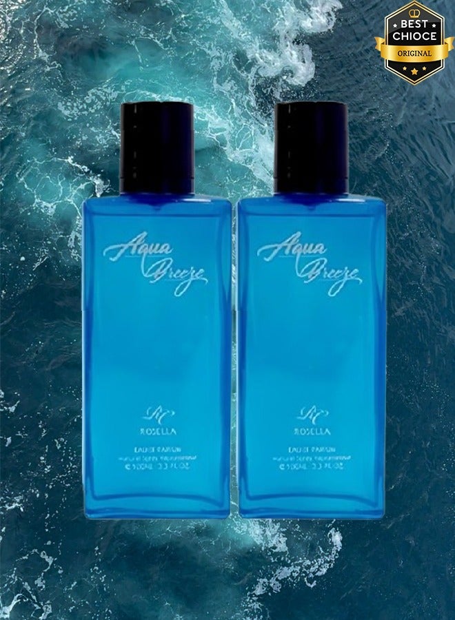روزيلا 2 قطع عطر اكوا بيج للرجال 100 مل - Image 1