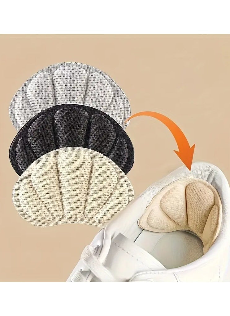 Rozino 3pcs Heel Pads Self Adhesive Sponge Insoles Reduce Size and Provide Bubble Protection, Thick and Comfortable Heel Pads Universal for Men and Women Ideal Gift for Spouse and Mother  - Image 1