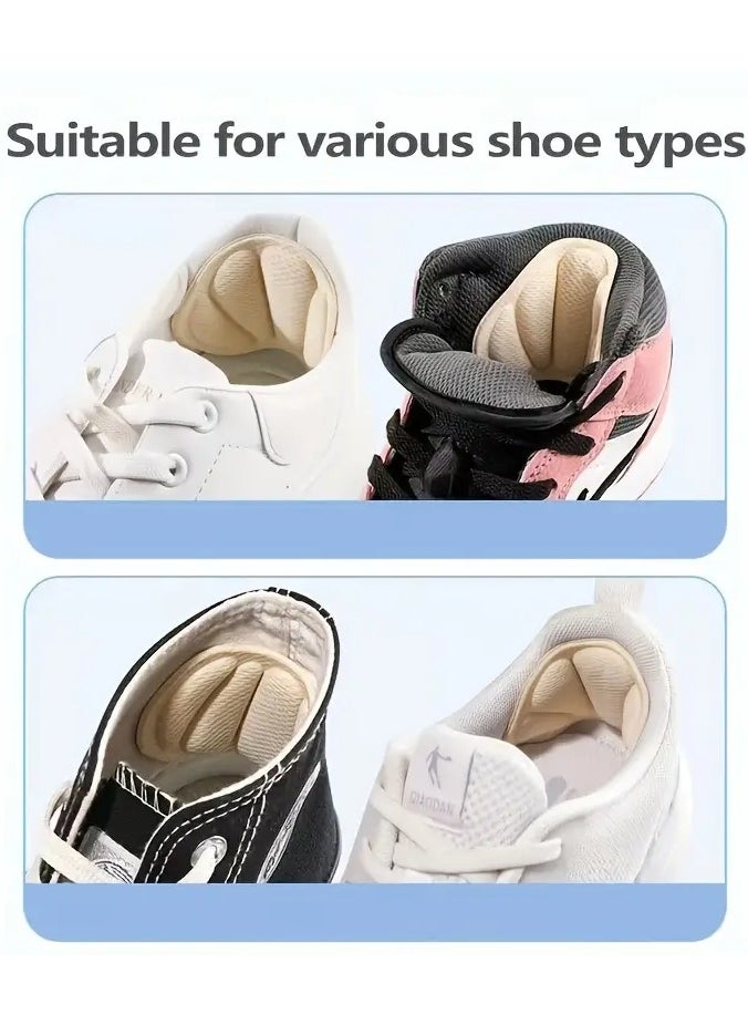 Rozino 3pcs Heel Pads Self Adhesive Sponge Insoles Reduce Size and Provide Bubble Protection, Thick and Comfortable Heel Pads Universal for Men and Women Ideal Gift for Spouse and Mother  - Image 2
