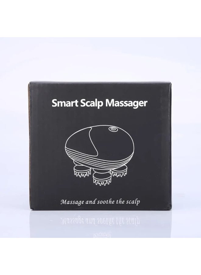 Generic Electric Head Massager, Portable Pet Massager, Wireless Scalp Full Body Massager, USB Rechargeable, 5 Modes, 8 Heads, 96 Massage Nodes, IPX7 Waterproof, Blue  - Image 4