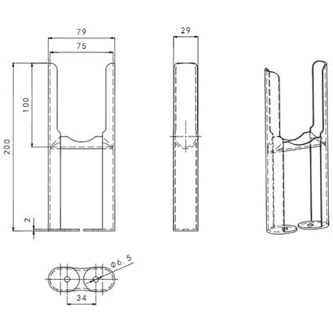 | ANTHRACITE FLOOR MOUNT RADIATOR LEG KIT BRACKETS FOR TRADITIONAL 2 BAR RADIATOR - Image 2