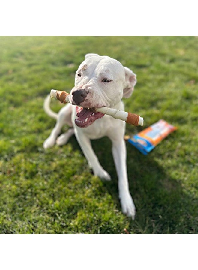 كاديت جورميه شيش كباب للكلاب الكبيرة، مكافآت من الجلد الخام مع الدجاج والبطاطا الحلوة، جلد بقري صحي وطبيعي، أعواد بطول 10 بوصات، 8 قطع - Image 4