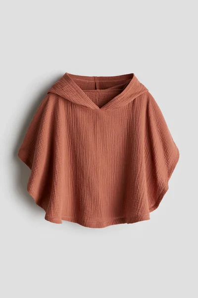 H&M Cotton muslin poncho towel