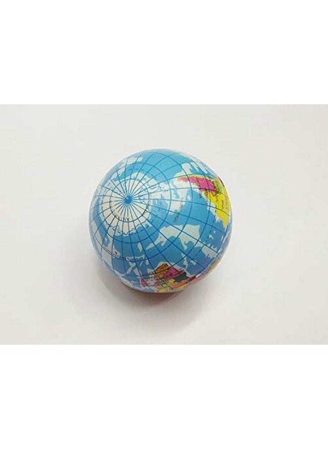 PowerTRC Mini Globe Planet Earth Soft Foam Stress Relief Educational Ball Toys For School Classroom And Party Favors Pack Of 24 (2.5 Inches)  - Image 5
