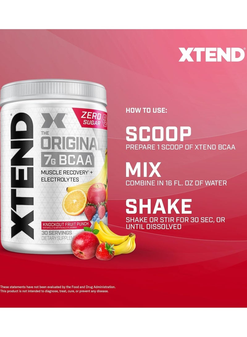 سكيفيشن مسحوق BCAA الأصلي بدون سكر مع إلكتروليتات للترطيب وإصلاح العضلات، مكمل بعد التمرين، بنكهة نوكاوت فواكه مشكّلة – 30 حصة - Image 3