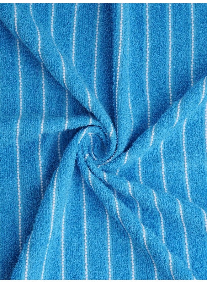 Welspun 2-in-1 100% Cotton 250 GSM Bath Towel-Royal Blue - Image 5