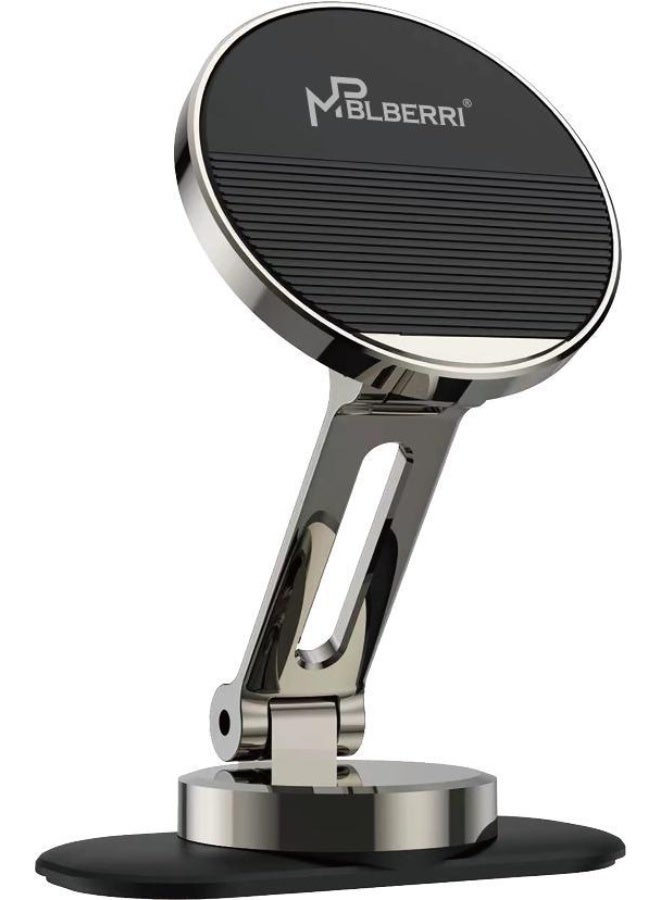 MPBLBERRI Magnetic Car Phone Holder Dashboard Mount – Multi-Functional Mobile Holder with Powerful Magnet, Adjustable Viewing Angle, One-Hand Operation for iPhone & Android - Image 1