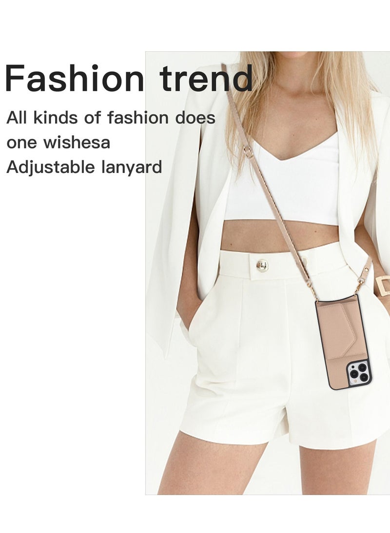 Suteni Back Cover Card Slots Leather Phone Case for iPhone - Image 2