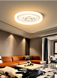 Vmax 72W White Round Deer Design Ceiling Lamp Light With 4 Different Style Colour Changing Warm Natural Cool White With Night Mode For Bedroom Livingroom Hallway Kids Study Office Lounge Dining  - Image 1