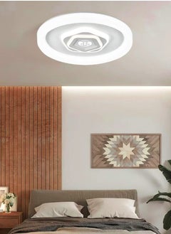 Vmax 72W White Round Deer Design Ceiling Lamp Light With 4 Different Style Colour Changing Warm Natural Cool White With Night Mode For Bedroom Livingroom Hallway Kids Study Office Lounge Dining  - Image 3