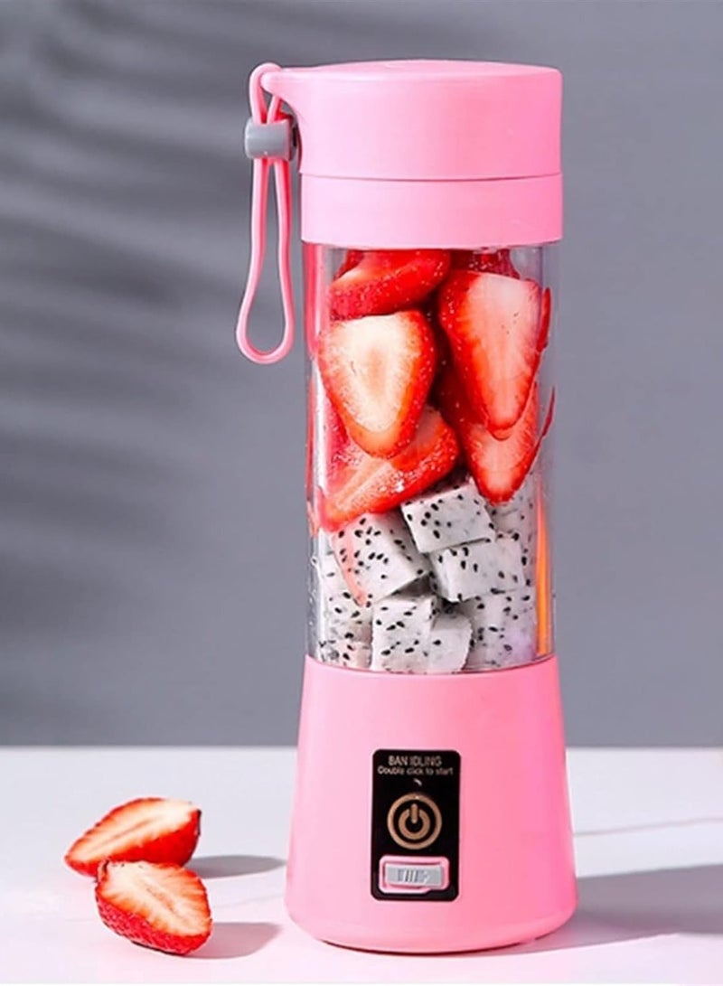 JOGAMS Rechargeable Household Small Whirlwind Juicer Electric Juicer Juice Cup Portable Mini Fruit Food Juicer - Image 3