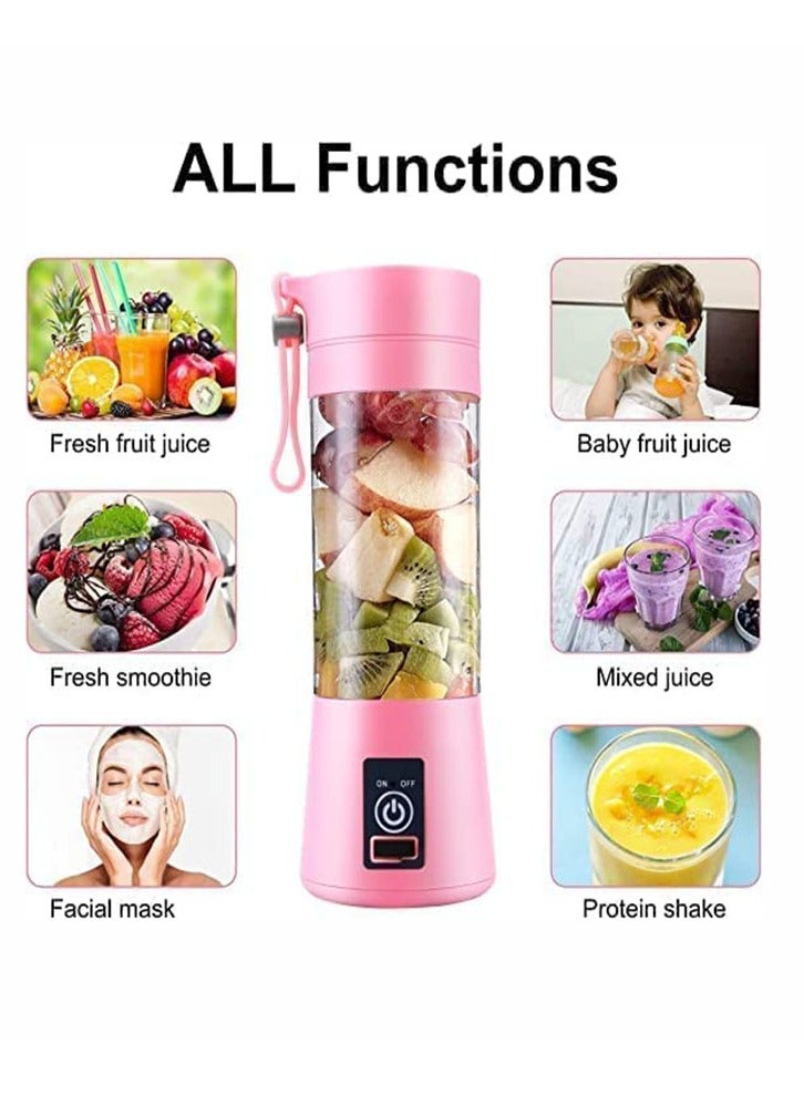 JOGAMS Rechargeable Household Small Whirlwind Juicer Electric Juicer Juice Cup Portable Mini Fruit Food Juicer - Image 5