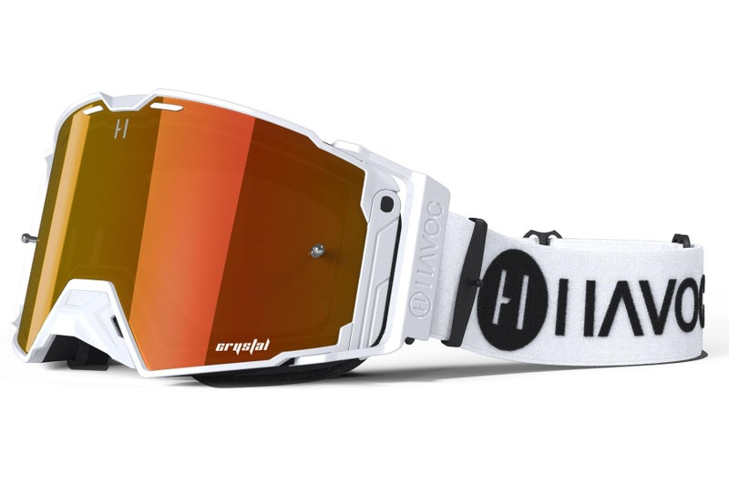 Havoc Racing Helios Goggles - For Motocross, Dirt Biking, ATV, & UTV - UV Blocking Anti-Fog Goggles - Image 1