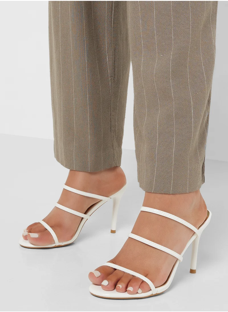 Ginger Strappy Barely There Heel Sandal
