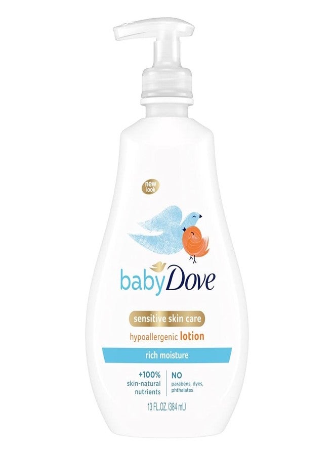 Baby Dove Dove Baby Lotion Rich Moisture 13Ounce (384ml) (2 Pack) - Image 1