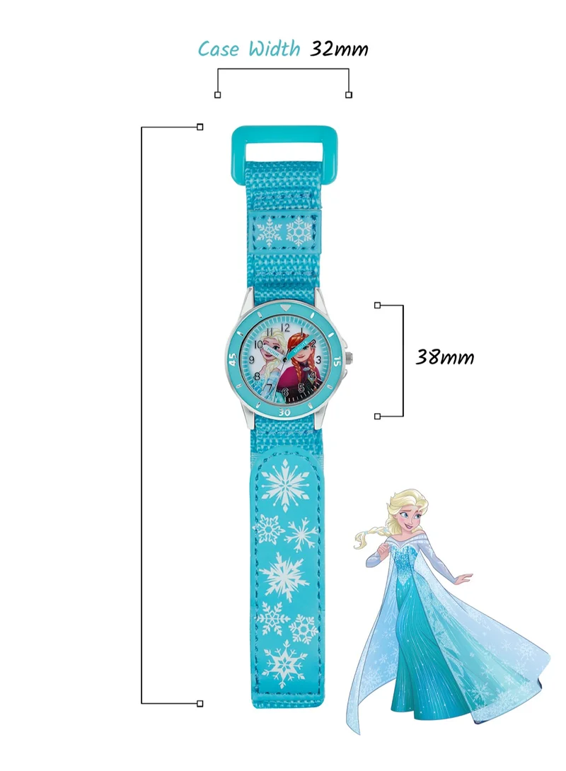 Disney Disney Frozen Blue Fabric Strap Girls Watch - FZN5014